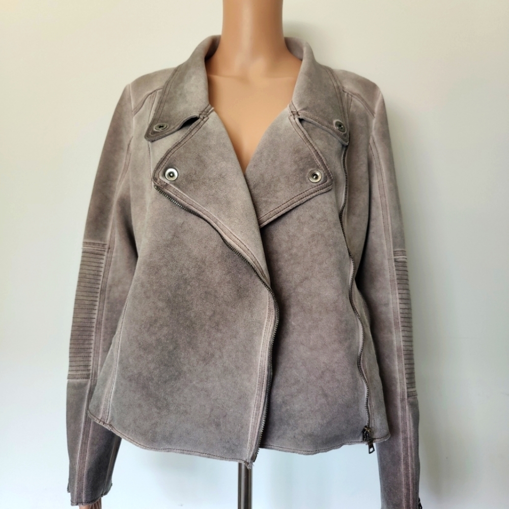 Marrakech Anthro Moto Wash out Purple Jacket